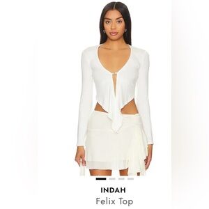 Indah Women's White Felix Top